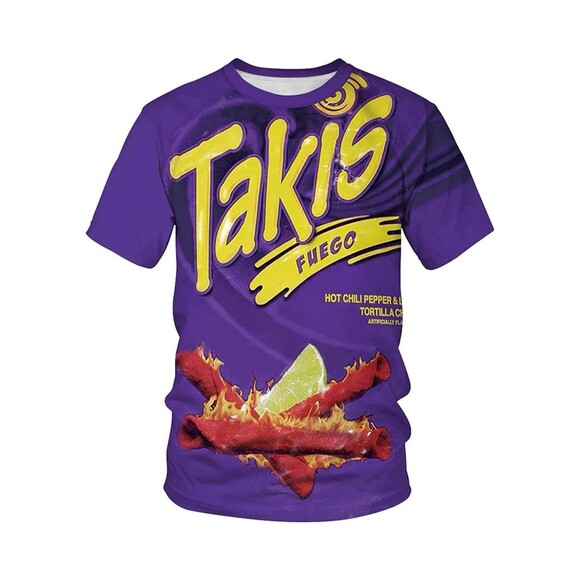 Other - Taki Unisex Shirt XL Purple Short Sleeve Crew Neck Soft Style T-Shirt